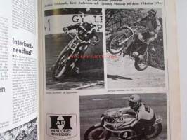 MC-Nytt 1974 nr 12 december - Moottoripyörä erikoislehti, katso kuvista tarkemmin sisältöä.