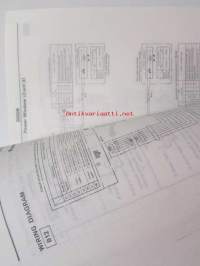 Nissan model B12 and N13 series service manual supplement IV - korjaamokirjan lisäosa, katso kuvista tarkemmin sisältöä