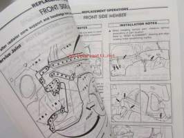 Nissan model M11 series Body Repair service manual - korjaamokirjan, katso kuvista tarkemmin sisältöä