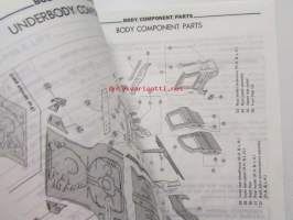 Nissan model M11 series Body Repair service manual - korjaamokirjan, katso kuvista tarkemmin sisältöä