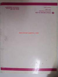 Nissan Urvan model E23 series Service manual supplement - korjaamokäsikirjan lisäosa, katso kuvista tarkemmin sisältöä