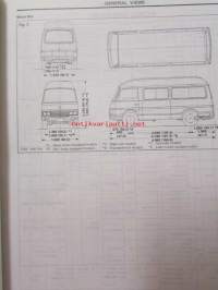 Nissan Urvan model E23 series Service manual supplement - korjaamokäsikirjan lisäosa, katso kuvista tarkemmin sisältöä
