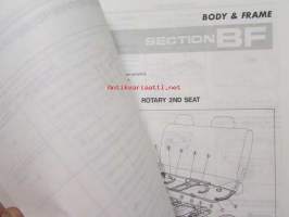 Nissan Urvan model E23 series Service manual supplement - korjaamokäsikirjan lisäosa, katso kuvista tarkemmin sisältöä