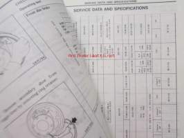 Nissan Urvan model E23 series Service manual supplement - korjaamokäsikirjan lisäosa, katso kuvista tarkemmin sisältöä