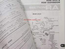 Nissan Urvan model E23 series Service manual supplement - korjaamokäsikirjan lisäosa, katso kuvista tarkemmin sisältöä