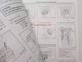 Nissan Urvan model E23 series Service manual supplement - korjaamokäsikirjan lisäosa, katso kuvista tarkemmin sisältöä