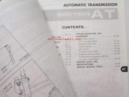 Nissan Urvan model E23 series Service manual supplement - korjaamokäsikirjan lisäosa, katso kuvista tarkemmin sisältöä