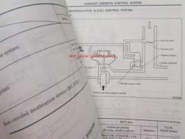 Nissan Pick-up model 720 series Service manual supplement I - korjaamokäsikirjan lisäosa, katso kuvista tarkemmin sisältöä