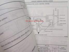 Nissan Pick-up model 720 series Service manual supplement I - korjaamokäsikirjan lisäosa, katso kuvista tarkemmin sisältöä