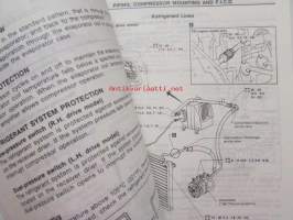 Nissan model D21 series Service manual supplement IV - korjaamokäsikirjan lisäosa, katso kuvista tarkemmin sisältöä