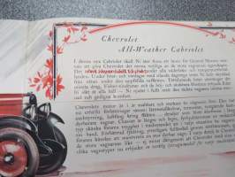 Chevrolet All-Weather Cabriolet -myyntiesite