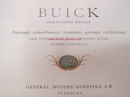 Buick 1928 -myyntiesite