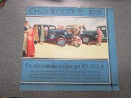 Chevrolet 1933 -myyntiesite