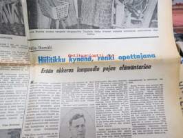 Maaseudun Tulevaisuus 1967 nr 40 viikkoliite, sis. mm. Kodiksamin matonkutojat, Heikki Winnari, Palestiinan nykykasvot, Kiireinen Danny, ym.