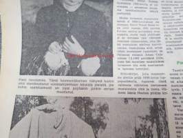 Maaseudun Tulevaisuus 1969 nr 38 viikkoliite, sis. mm. Suomen mustalaisten värikästä historiaa, Yö karhulavalla, ym.