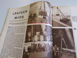 Suomen Kuvalehti 1959 nr 14  4. huhtikuu 1959 , Aiheita mm. Länteen myös - Tampereen veturitehtaalla valmistunut 1904 halkolämmitteinen Tk 2 sarjan veturi nr 418
