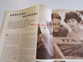 Suomen Kuvalehti 1959 nr 14  4. huhtikuu 1959 , Aiheita mm. Länteen myös - Tampereen veturitehtaalla valmistunut 1904 halkolämmitteinen Tk 2 sarjan veturi nr 418