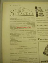 Kotiliesi 1930 nr 4 Helmikuu 1930. Runsaasti mainoksia ja ajankuvaa vuodelta  1930 , mm sisustusvinkkejä ja huonekalumallistoja.