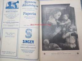 Maailman joulu 1925, sis. mm. seur. artikkelit; Kansikuvitus Oscar Furuhjelm, takansi Hangon Keksi-mainos - Pingviinit keskustelevat - kuvittanut Adolf Bock, U.W.