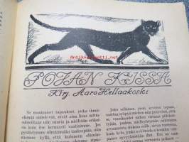 Maailman joulu 1925, sis. mm. seur. artikkelit; Kansikuvitus Oscar Furuhjelm, takansi Hangon Keksi-mainos - Pingviinit keskustelevat - kuvittanut Adolf Bock, U.W.