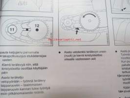 Stihl MSE 140, 160, 180, 200 Käyttöohjekirja, Skötselanvisning, Betjeningsvejledning, Bruksanvisning