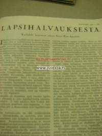 Kotiliesi 1930 nr 17 syyskuu 1930 Finnien hoidosta, Asuntopakinaa Tukholmasta, Lapsihalvaus, Valtion kotitalousopettajaopisto Tuusula, Ford, Airam, Sadepäivien varus