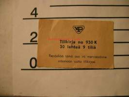 tilikirja mainos 930 k.