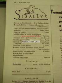 Kotiliesi 1930 nr 14, 15.7. heinäkuu II numero, Dresdenin hygieninen näyttely, Noormarkku - Katriina Ihanakangas, Takannessa värikäs  Pommac-mainos, Huonekalumessut