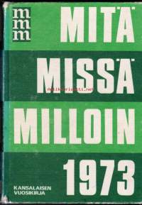 Mitä Missä Milloin 1973 - kansalaisen vuosikirja.
