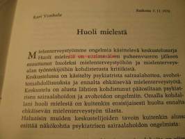 huoli mielestä  puheenvuoroja mielenterveystyöstä yleisradion julkaisusarja xxxI  1971.1