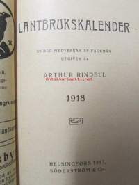 Lantbrukskalender 1918 -maatalouskalenteri