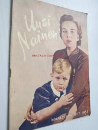 Uusi Nainen 1952 nr 3, meitä on kokonainen tusina (äiti Anna Leino Harjavallan Metsola), pienviljelijäemäntä parlamentissa - Esteri Häikiö, kuuluisa