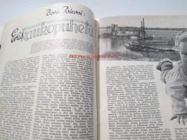 Uusi Nainen 1952 nr 11, arkipäivää teatteriperheessä Irja ja Matti Ranin, kolmen ottopojan äitinä Alma Kock, syysjuttua maaseutukodista - Winberg