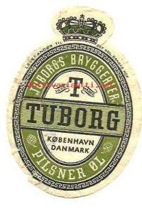 Tuborg Pilsner Ol , olutetiketti