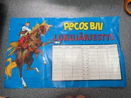 Pecos Bill -lukujärjestys