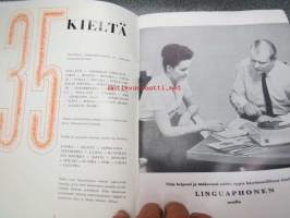 Koko maailma avautuu Teille Linguaphone kielilevyltä -kielikurssien esittelykirja