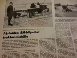 Koneviesti 1969 / 22  sis mm. Kuvasatoa Amerikan maatalouskoneista, Kannataako viljapeltoja kastella? Ajotaidon SM-kilpailut, Vakolan tiedote 9/69 (Ratkaisuja