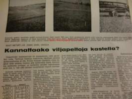 Koneviesti 1969 / 22  sis mm. Kuvasatoa Amerikan maatalouskoneista, Kannataako viljapeltoja kastella? Ajotaidon SM-kilpailut, Vakolan tiedote 9/69 (Ratkaisuja