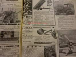 Koneviesti 1966 / 6.sis,mm .Fiat 615 nyt myös nelivetona.Suomen yleisimmät mopedit.Maavara MV;n mittauksen kohteena.Lapiorullaäkeet.Männän vaurioituminen.ym