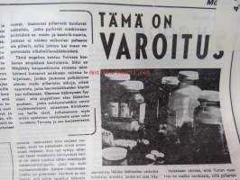 Möykky 1965 nr 1-2 joulukuu - Kupittaan Yhteiskolun teinikunnan lehti; Jukka Leino - Turun Teiniyhdistyksen puheenjohtaja, Jimmy Ikonen - Heillä ei ole paikkaa,