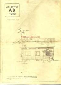 Rakennuspiirrustus AS-Tyyppi A 8 / 1952 - Itä-Hämeen Maanviljelysseura Autustoimikunta/Hyväksytään 2.5.1952