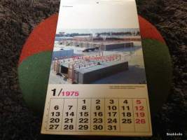 Valio 1975 seinäkalenteri