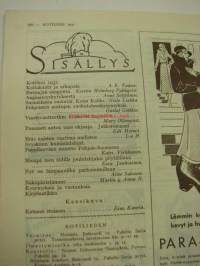 Kotiliesi 1931 nr 21 marraskuu Takakannessa piirretty Ford Lincoln 1931 -mainos Artikkelissa mm. emäntä Kaisa Kallio, (synt. 28.5.1878 Nivalassa, sittemmin