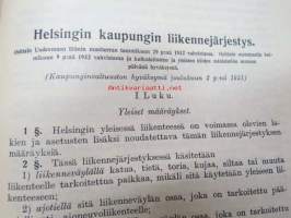 Helsingin kaupungin liikennejärjestys 1932 - Trafikordning för Helsingfors stad 1932