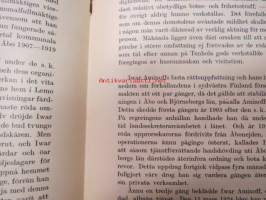Iwar Aminoff -muistokirjoitus / elämäkertatietoja