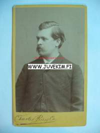 Charles Rüs &amp; Co Helsinki/Helsingfors -visiittikorttivalokuva