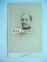 Georg Nyblin Turku/Åbo -visiittikorttivalokuva