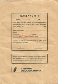 Lammin Osuuskauppa -     firmakuori  ostohyvitys / kassakuittikuori