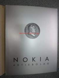 Nokia Aktiebolag -kuvateos, täydennysjulkaisu teokseen  &quot;Nokian Tehdas 1868-1928&quot;, kauppaneuvos Fredrik Idestamin syntymän satavuotismuistoksi toimitettu