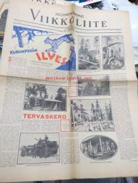 Helsingin Sanomat Viikkoliite 1934 nr 49, 9.12.1934, sis. mm. seur. artikkelit; Erkki Halme - Kurunperän ilves, Toimen poikain erämaja Tervaskero, Muistoja